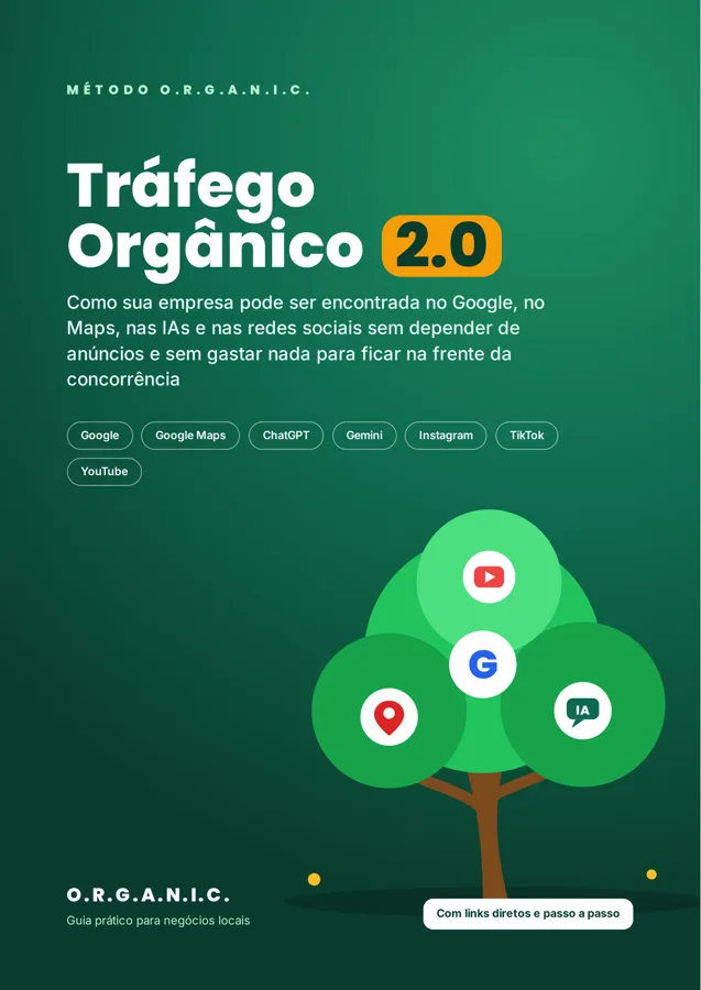 Capa do ebook Tráfego Orgânico 2.0